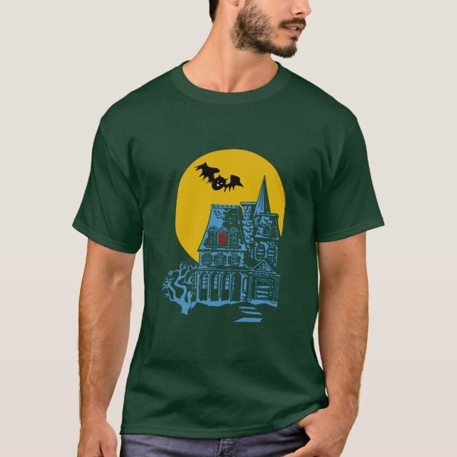 1962 spökad husT-tröja T-shirt (Framsida)