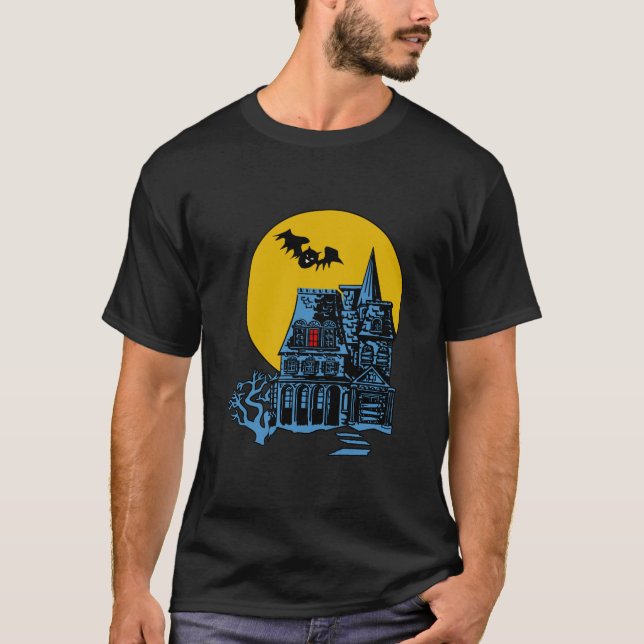 1962 spökad husT-tröja Tee Shirt (Framsida)
