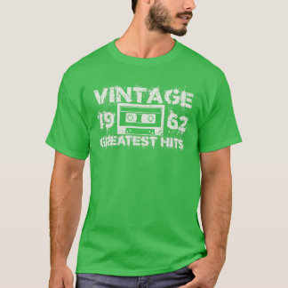 1962 Underbarare Vintagen Vit T Shirt