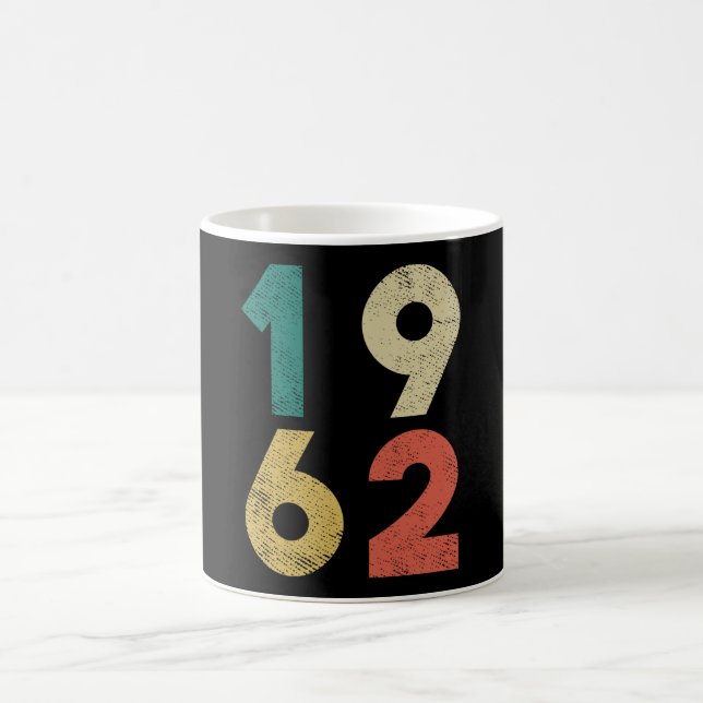 1962 Vintage Birthday Retro Kaffemugg (Center)