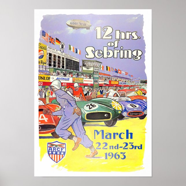 1963 - 12 timmars storpris poster (Framsidan)