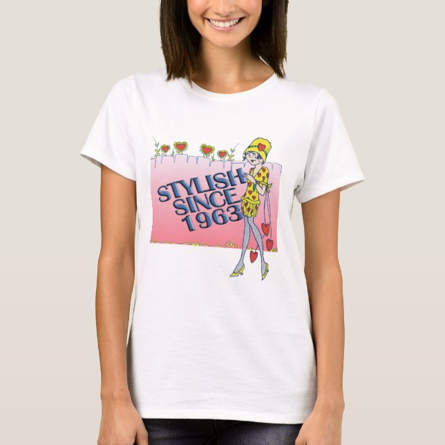 1963. 50th Födelsedag T-shirt (Framsida)