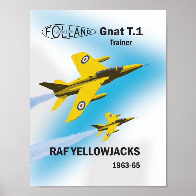 1963-65 RAF Yellowjacks Poster (Framsidan)