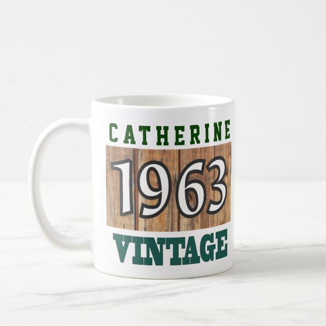 1963 Årets födelsedag - födelsedagsfirande Kaffemugg (Vänster)