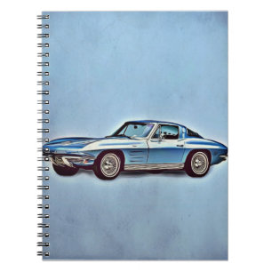 1963 Chevrolet Corvette Sting Ray Coupe Anteckningsbok