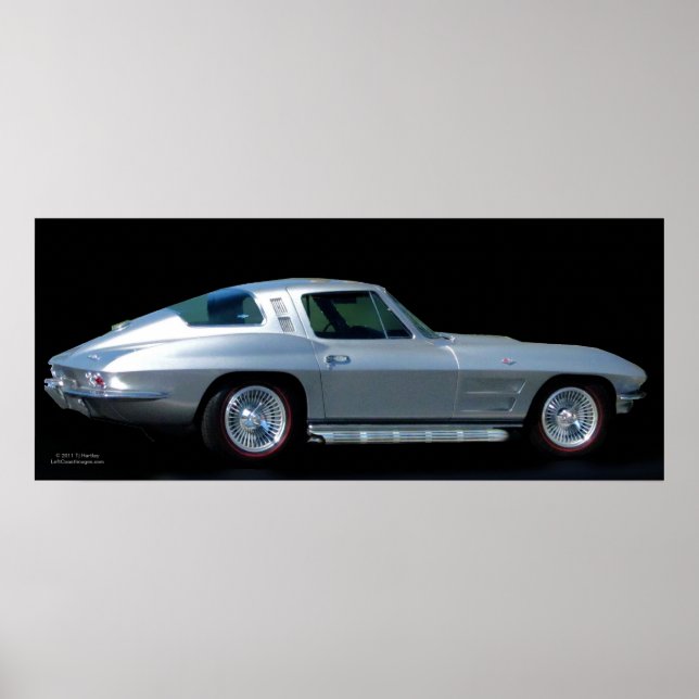 1963 CORVETTE-POSTER POSTER (Framsidan)