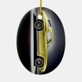 1963 Corvette Sting Ray Julgransprydnad Keramik