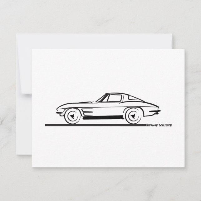 1963 Corvette Sting Ray Split Window-kupe (Framsida)