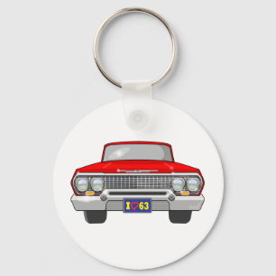 1963 I Kärlek Chevrolet Nyckelring
