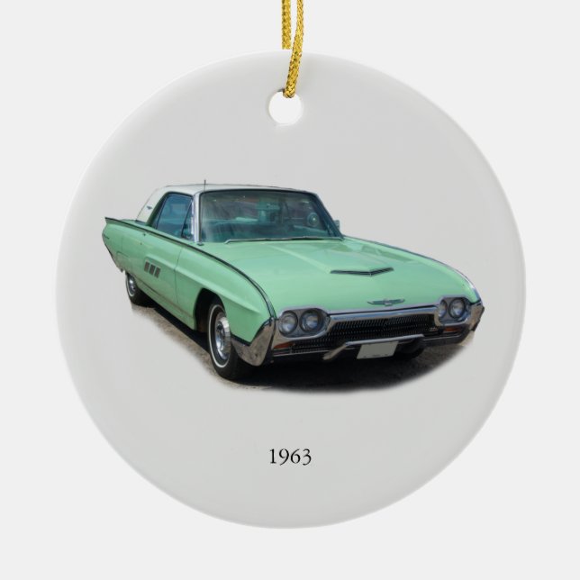 1963 klassisk bildekoration julgransprydnad keramik (Framsidan)