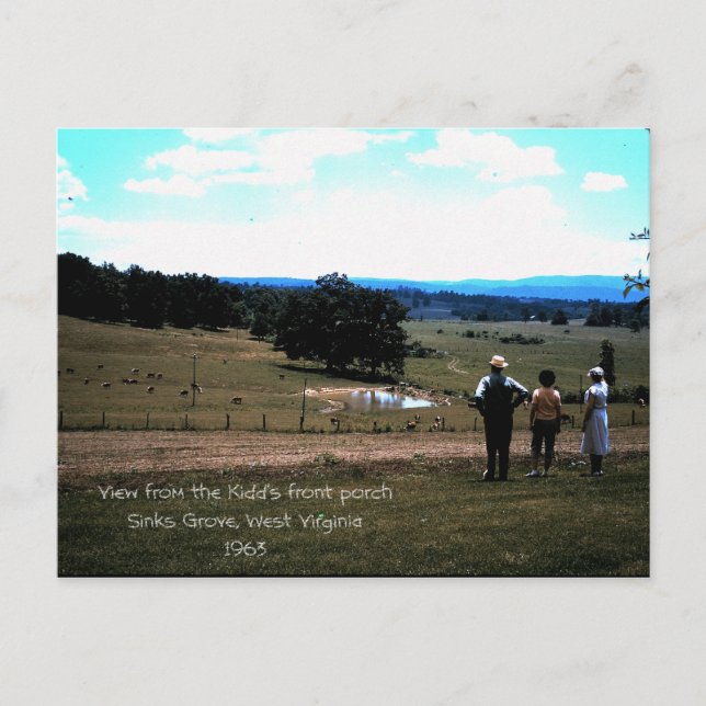 1963 Monroe Co Sinks Grove Henry Mamma Nana, View. Vykort (Framsida)