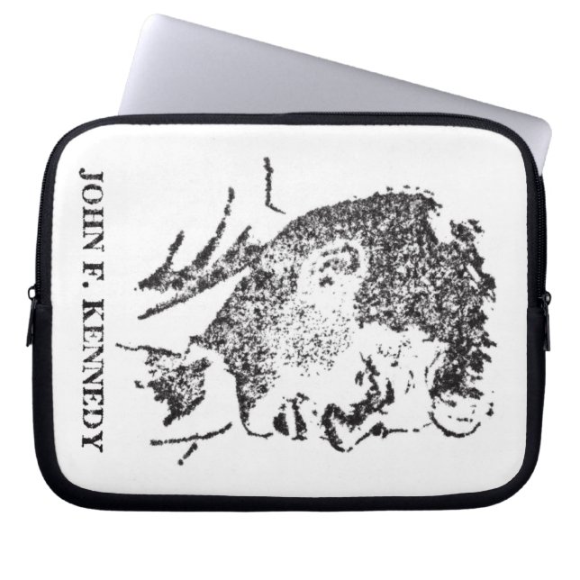 1963 profilerar av John F. Kennedy Laptop Fodral (Framsidan)