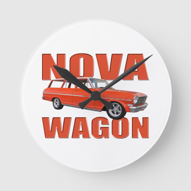1963: röd kevy II, nova, vagnslöjd Rund Klocka (Framsida)