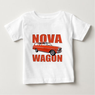 1963 röda chevy vagnlongroof för nova II T Shirt