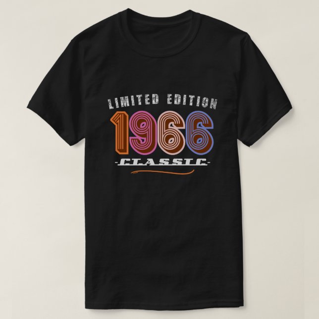 1964 60-årsdag t shirt (Design framsida)