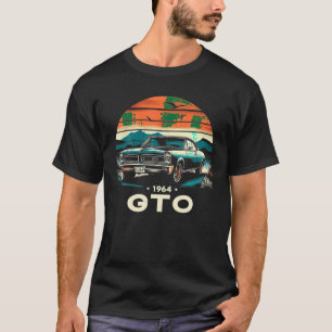 1964 64 GTO Classic Car Old school Muscle Vintage T Shirt