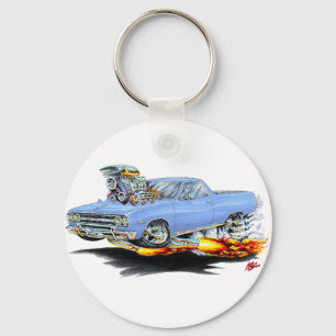 1964-65 El Camino Lt Blue Lastbil Nyckelring