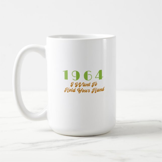 1964 års topplåt kaffemugg (Vänster)