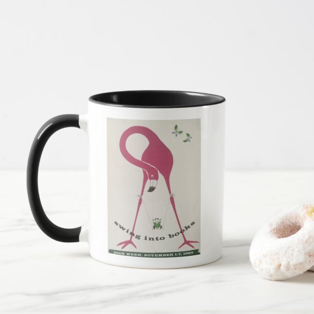 1964 barns mugg för bokvecka (Med munk)