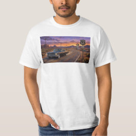 1964 Cadillac på Route 66 T Shirt