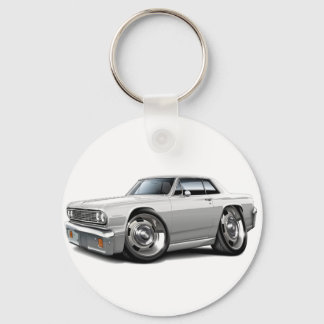 1964 Chevelle White Car Nyckelring