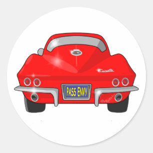 1964 Chevrolet Corvette Stingray Runt Klistermärke