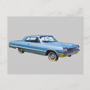 1964 Chevrolet Impala Antique Car Vykort