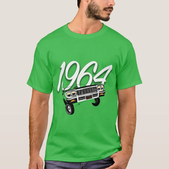 1964 Chevy Impala T Shirt (Framsida)