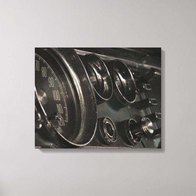 1964 Chrysler New Yorker Dashboard-Kanvastryck Canvastryck (Framsida)