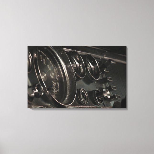 1964 Chrysler New Yorker Dashboard-Kanvastryck Canvastryck (Framsida)