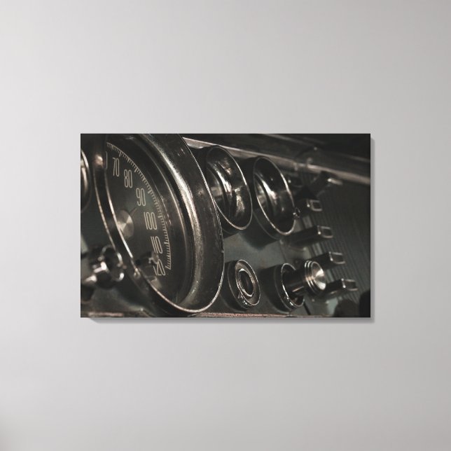 1964 Chrysler New Yorker Dashboard-Kanvastryck Canvastryck (Framsida)