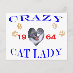 1964 Crazy Cat Dam Vykort