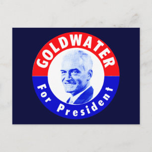 1964 Goldwater för president Vykort