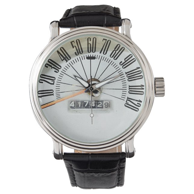 1964 Klassisk Bil Hastighetsmätare Armbandsur (Framsida)