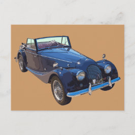 1964 Morgan Plus 4-konvertibel sportbil Vykort