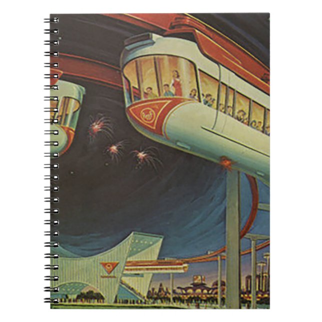 1964 New York World's Fair Monorail Anteckningsbok (Framsidan)
