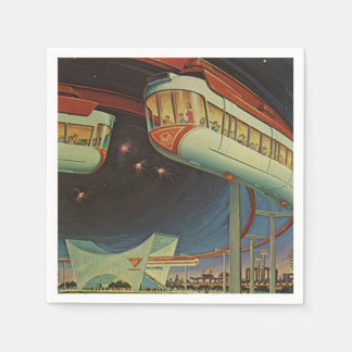 1964 New York World's Fair Monorail Pappersservett