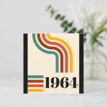 1964 Retro Rand Vintage affisch