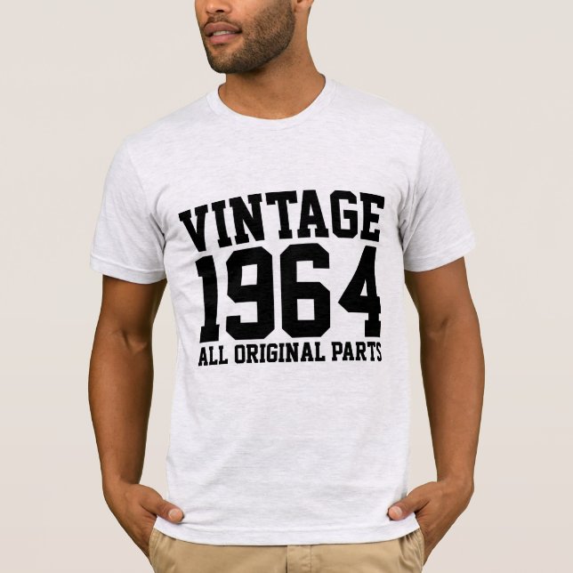 1964 VINTAGE BIRTHDAY T-shirts (Framsida)