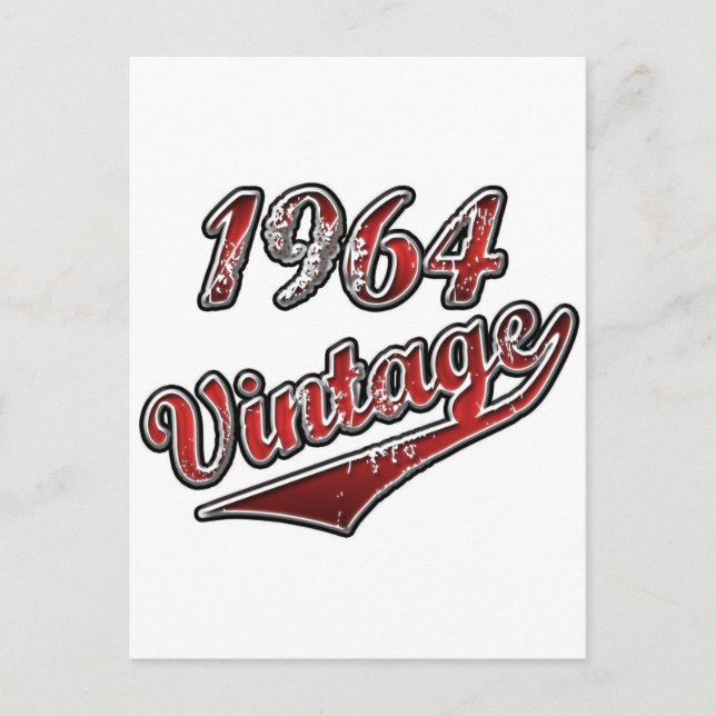1964 Vintage Vykort (Framsida)