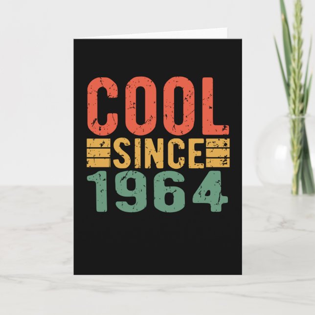 1964 Vintagens födelsedag Kort (Framsida)