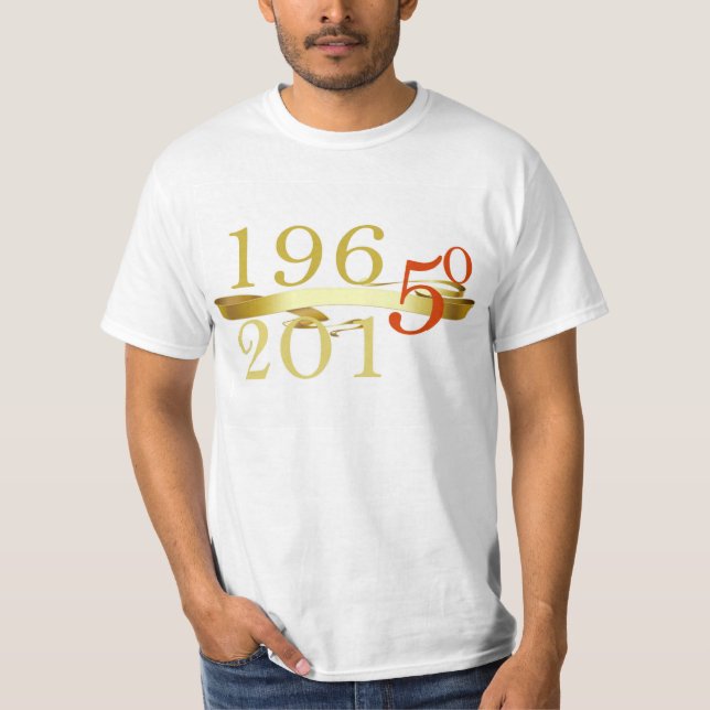 1965 - 2015 jubileums- T-tröja 50 T Shirt (Framsida)