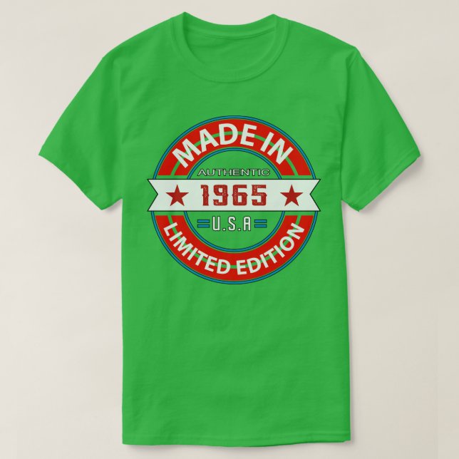 1965 58 år t shirt (Design framsida)