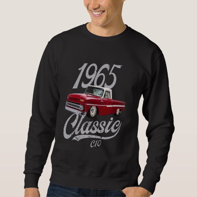 1965 65 c10 LASTBIL Lång Ärmad Tröja (Framsida)