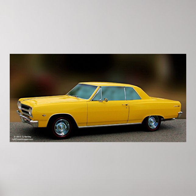 1965 Chevrolet Chevelle S327 Poster (Framsidan)