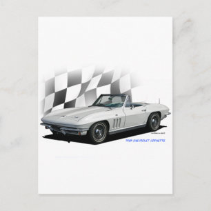 1965 Chevrolet Corvette Vykort