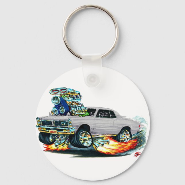 1965 GTO Grått-personbil Nyckelring (Framsida)