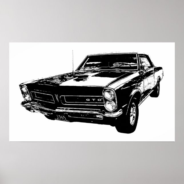 1965 GTO-poster Poster (Framsidan)