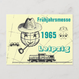 1965 Leipzig Werbedesign DDR Vykort