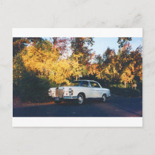 1965 Mercedes-Benz 220SEb-kupong Vykort